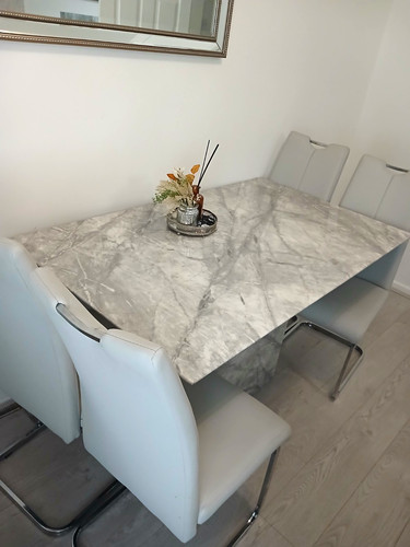 5pc rectangular grey marble - rectangular,