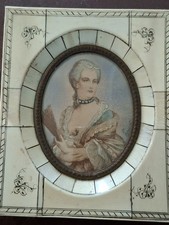 Antique French Hand Painted