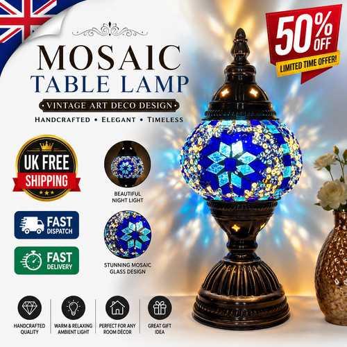 Mosaic table lamp - mosaic,