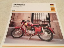 Motorcycle Card Simson AWO