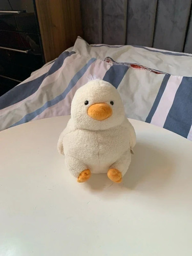 White duck plush toy - plush,