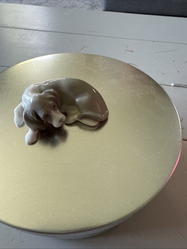 Lladro sleepy puppy - sleepy,