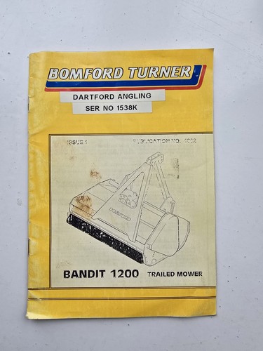 Bomford bandit 1200 trailed - bomford,