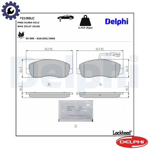 Brake pad set disc - pad,