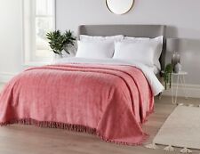 Diana Cowpe Traditional Bedspread Candlewick Geneva Bed Throw Cotton Chenille