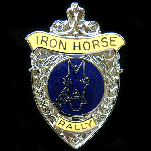 Ariel iron horse rally pin - iron,
