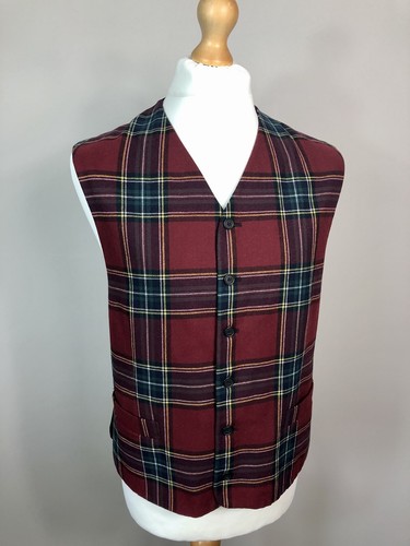 Burtons vintage wool blend red - wool,