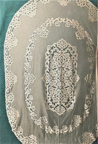 Artistry ivory lace tablecloth - artistry,