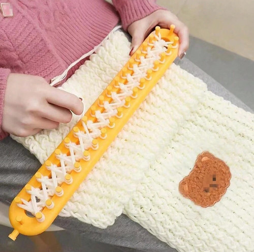 Scarf knitting loom set - loom, sewing