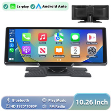 10.26 Inch Touch Screen 4K Car Wireless Apple CarPlay Android Auto Bluetooth FM