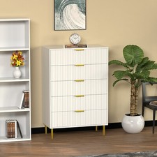 White wooden fluted kitchen - white,