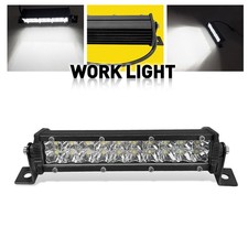 7Inch 60W Slim 6 Led Light Bar X2 Spot Work Lamp SUV Recovery Pickup Truck 4WD