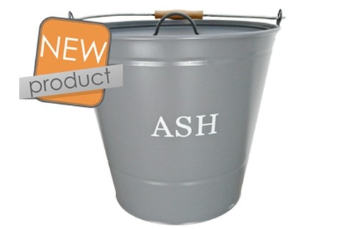 Manor ash bucket with - manor, lid