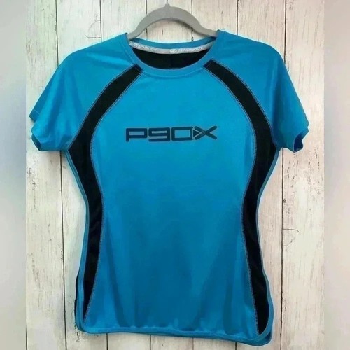 P90x blue shirt size small - shirt,
