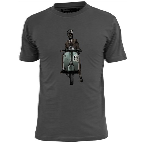 Mens skull scooter - mens, man