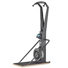 Half Human Air Ski Trainer Indoor Skiing Exercise Machine w/ Floor Stand