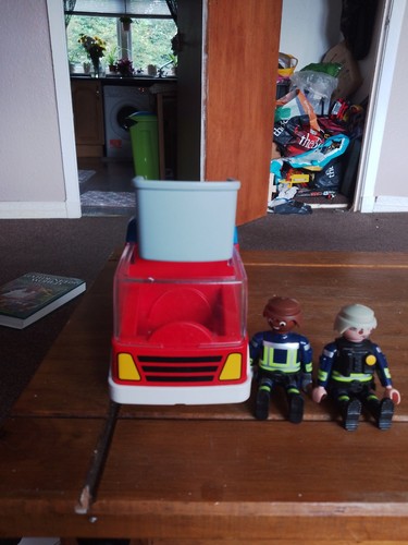 Playmobil fire engine with - playmobil,