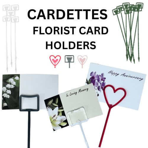 Cardettes florist card - ❤,