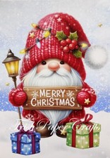 Sample Set 10xA6 Shts ~ HUNKYDORY Festive BITESIZE BOOK FROM OUR GNOME TO YOURS