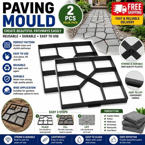 Garden paving pavement mold - paving,