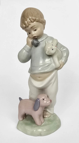 Vintage nao lladro - boy, on