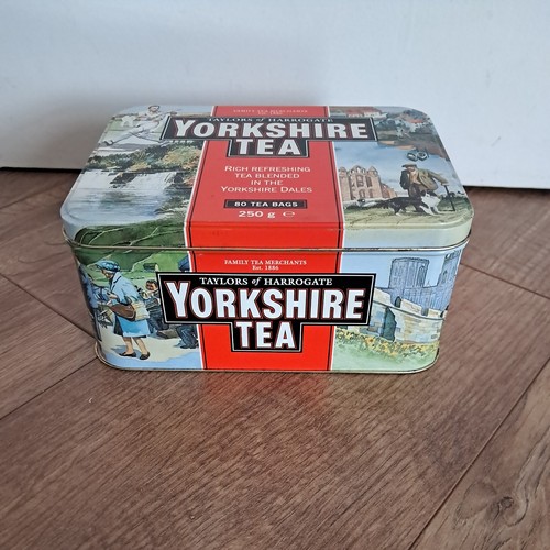 Vintage yorkshire tea tin - vintage,