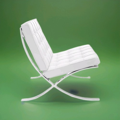 Premium barcelona chair biege - barcelona,