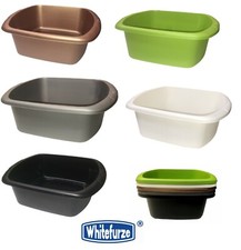 LARGE RECTANGULAR PLASTIC HEAVY DUTY KITCHEN SINK WASHING UP DISHES BOWL BASIN 