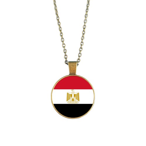 Egypt flag necklace - flag,