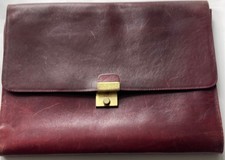 Vintage Burgundy Leather