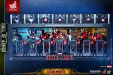 Iron Man Hall Of Armor Miniature Collectible Set Of 7 Hot Toys Sideshow MMSC012