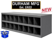 16 Hole Metal Storage Bolt Bin Cabinet Compartment Nuts Bolts Fasteners Screws