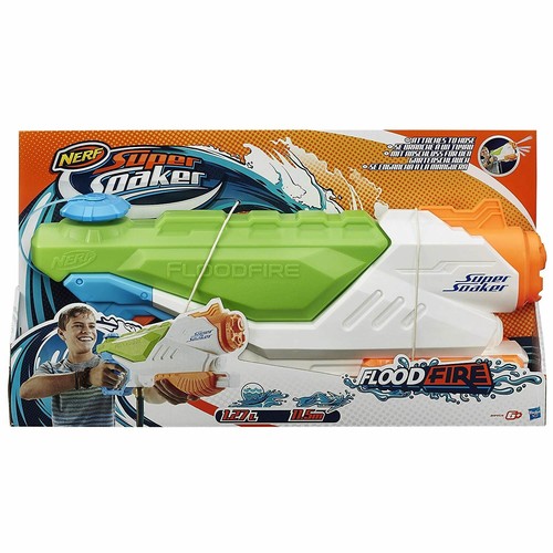Nerf super soaker flood - flood, fire