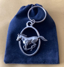 Running Horse Silver Pewter Keyring - Beautiful Quality And Detail 
