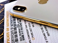 24CT GOLD PLATED IPHONE X