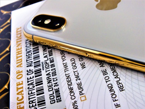 24ct gold plated iphone - 24ct,