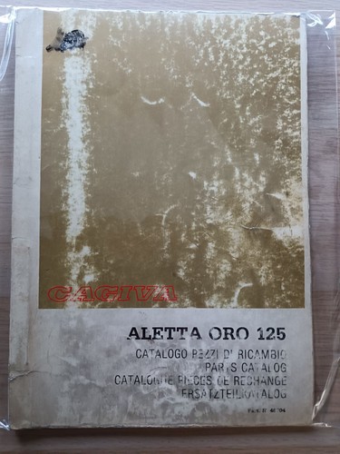 Cagiva aletta oro - oro, original
