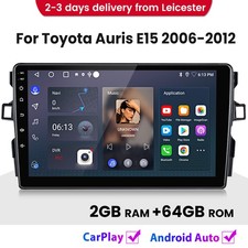 For Toyota Auris 2006-2012 64G Apple Carplay Android 14 Stereo Radio GPS Sat Nav
