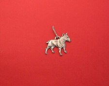 English Bull Terrier Pewter Zipper Pull Mum Dad Vet Xmas Useful Gift Free Pouch