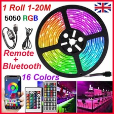 LED Strip Lights 1~20M RGB 5050 Colour Changing Tape Cabinet Kitchen，TV Lighting
