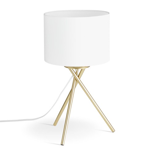 White brass tripod - brass, lamp