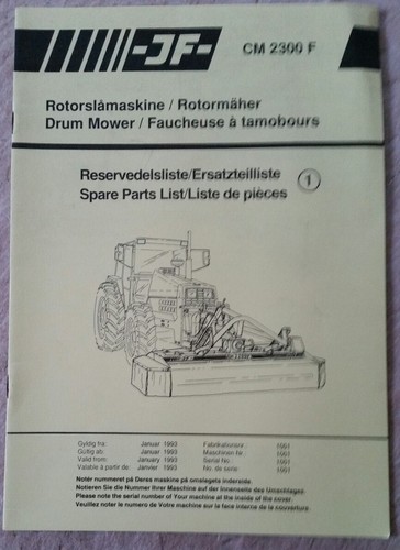 Cm2300f drum mower parts - cm2300f,