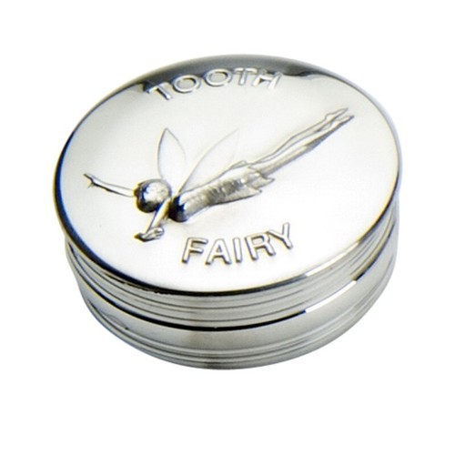 Pewter tooth fairy box - pewter,