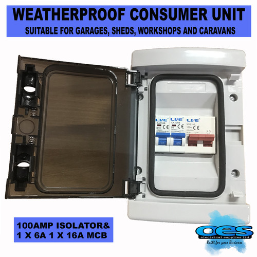 Consumer unit 16a - +,