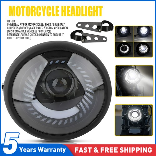 Motorcycle headlight led - 6.5",