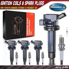4x Ignition Coils & 4x Spark