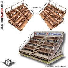 Small Spectator Stand (Pair) 1:32, Straight, From MagneticRacing