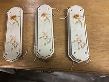 Vintage Ceramic door finger/plates 3 sets available
