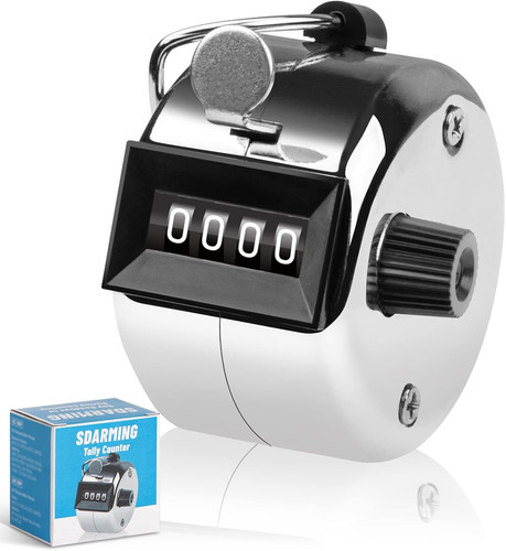 Metal hand tally counter - metal, 4