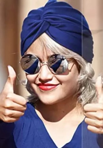 Ladies turban style - head, wrap